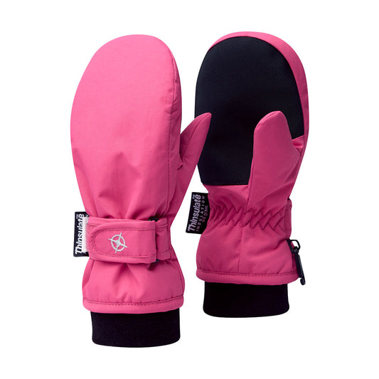 Kids Snowpaw Mittens (Pink)-Little Adventure Shop