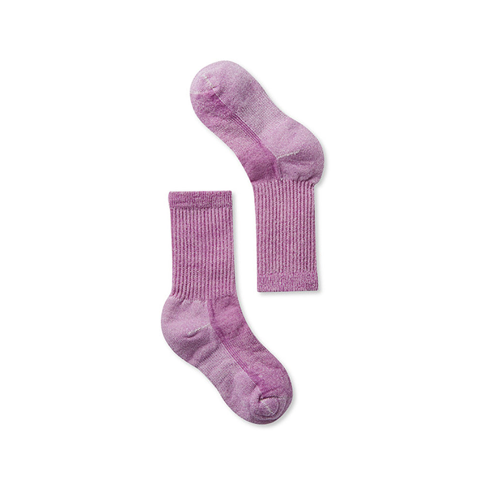 Smartwool Kids Hike Medium Crew Socks (Pink)-Little Adventure Shop