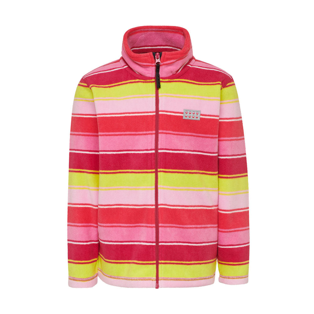 Lego® Wear Kids Stripe Fleece Jacket (Pink)-Little Adventure Shop