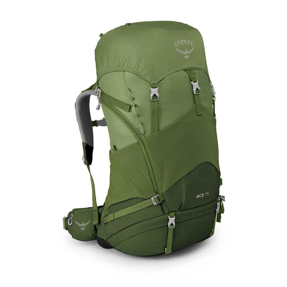 Osprey 75 litre youth rucksack in green