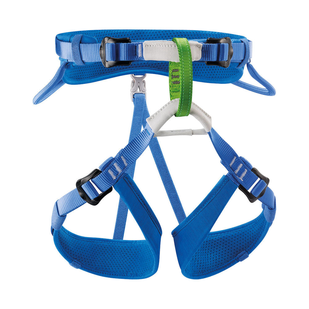 Petzl Macchu Kids Climbing Harness (Blue)-Little Adventure Shop