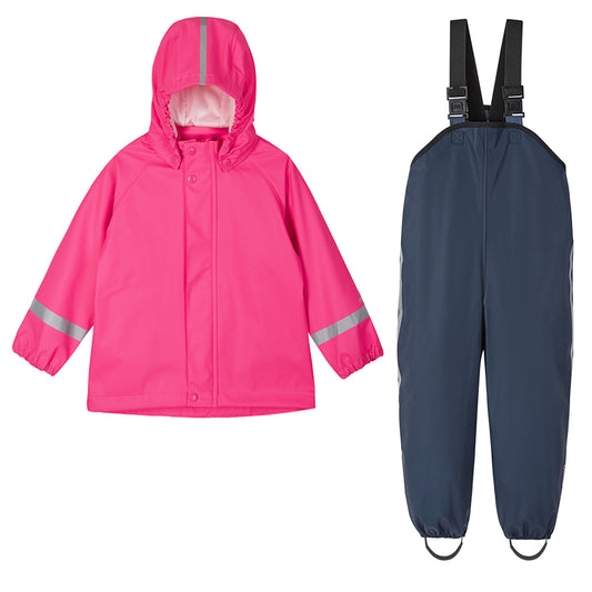 Reima Tihku Kids Waterproof Rain Set (Candy Pink)