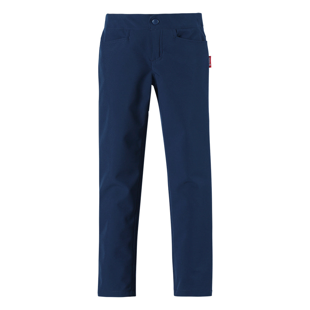 Reima kids soft shell trousers in navy