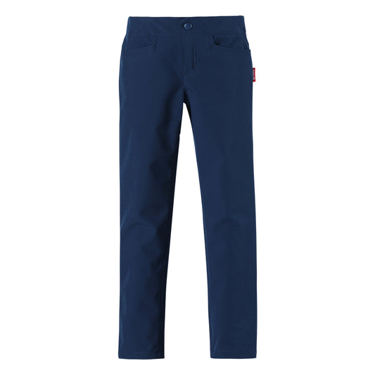 Reima kids soft shell trousers in navy