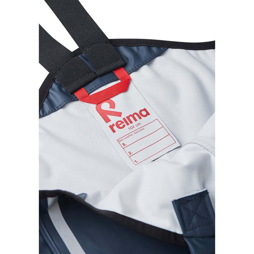 Reima Lammikko Kids Waterproof Dungarees (Navy)-Little Adventure Shop