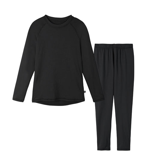 Reima kids base layer set in black