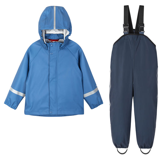 Reima Tihku Kids Waterproof Rain Set (Denim Blue)