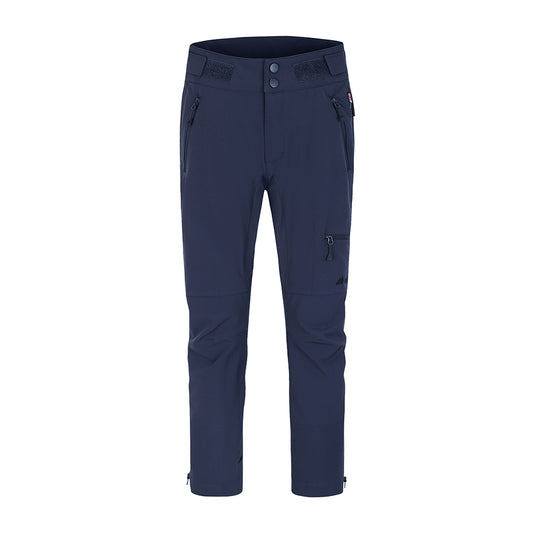 Skogstad kids softshell hiking trousers in navy