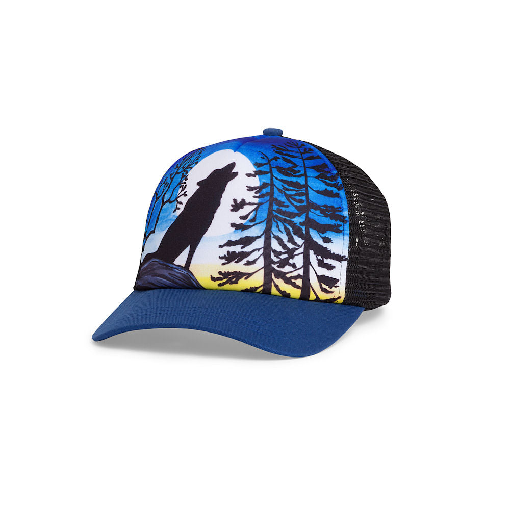 Sunday Afternoons Kids Trucker Cap (Howling Moon)-Little Adventure Shop