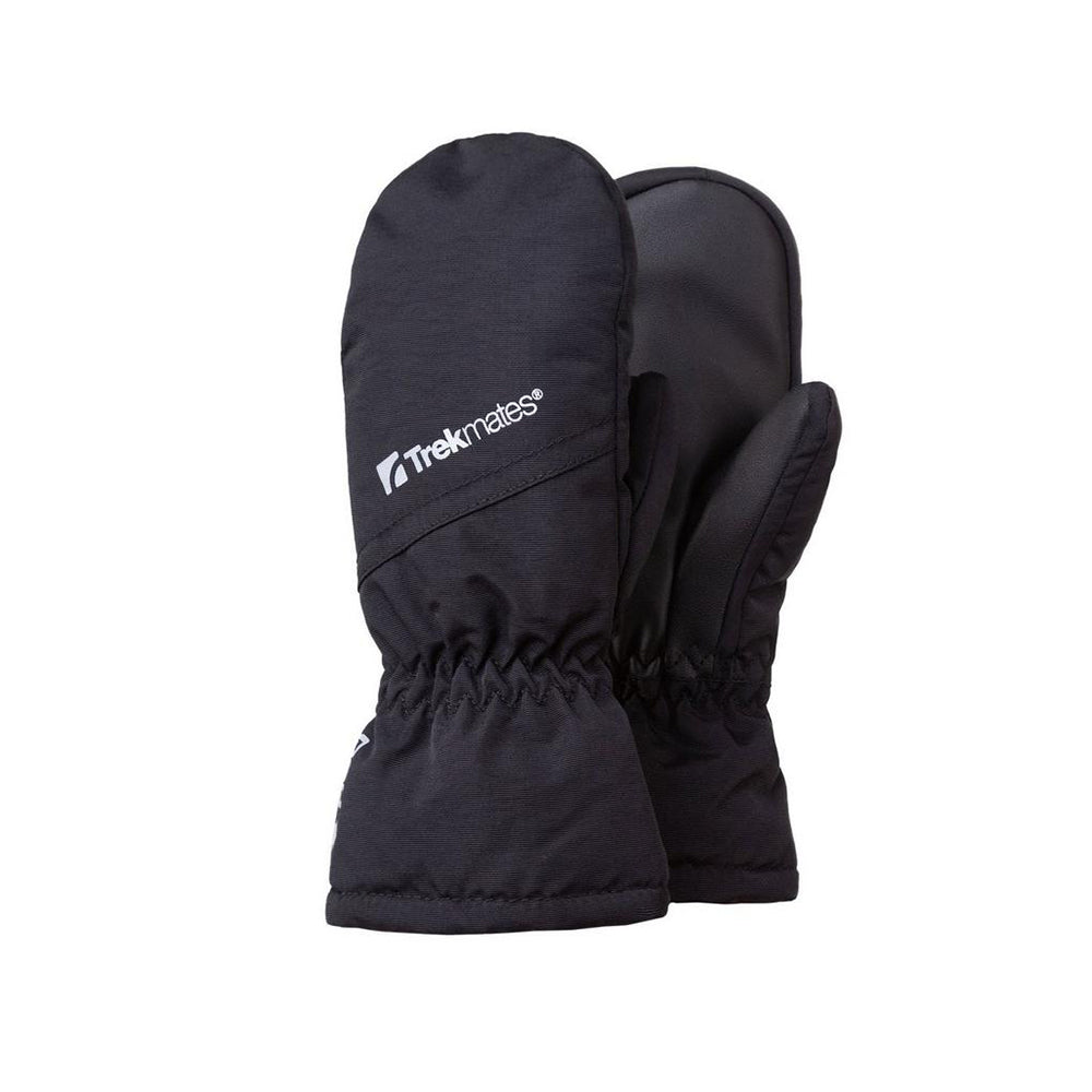Trekmates kids Alderney black mittens