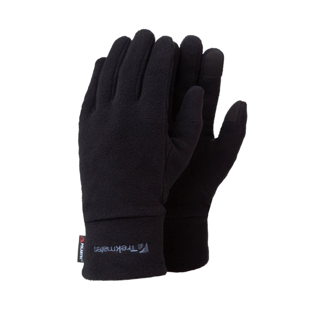 Trekmates Junior Annat fleece gloves in black