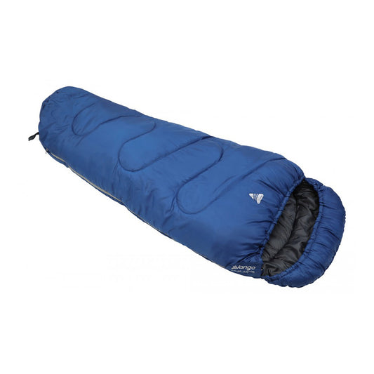 Vango kids Atlas sleeping bag in blue, scouts, cubs, guides