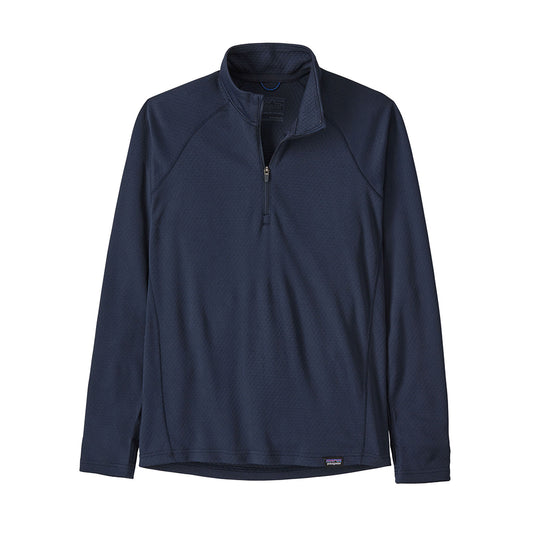 Patagonia kids zip neck thermal in navy