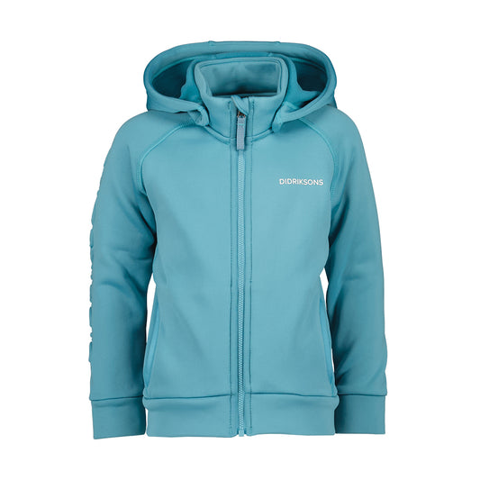 Didriksons Kids Corin Kids Jacket in a turquoise blue colour