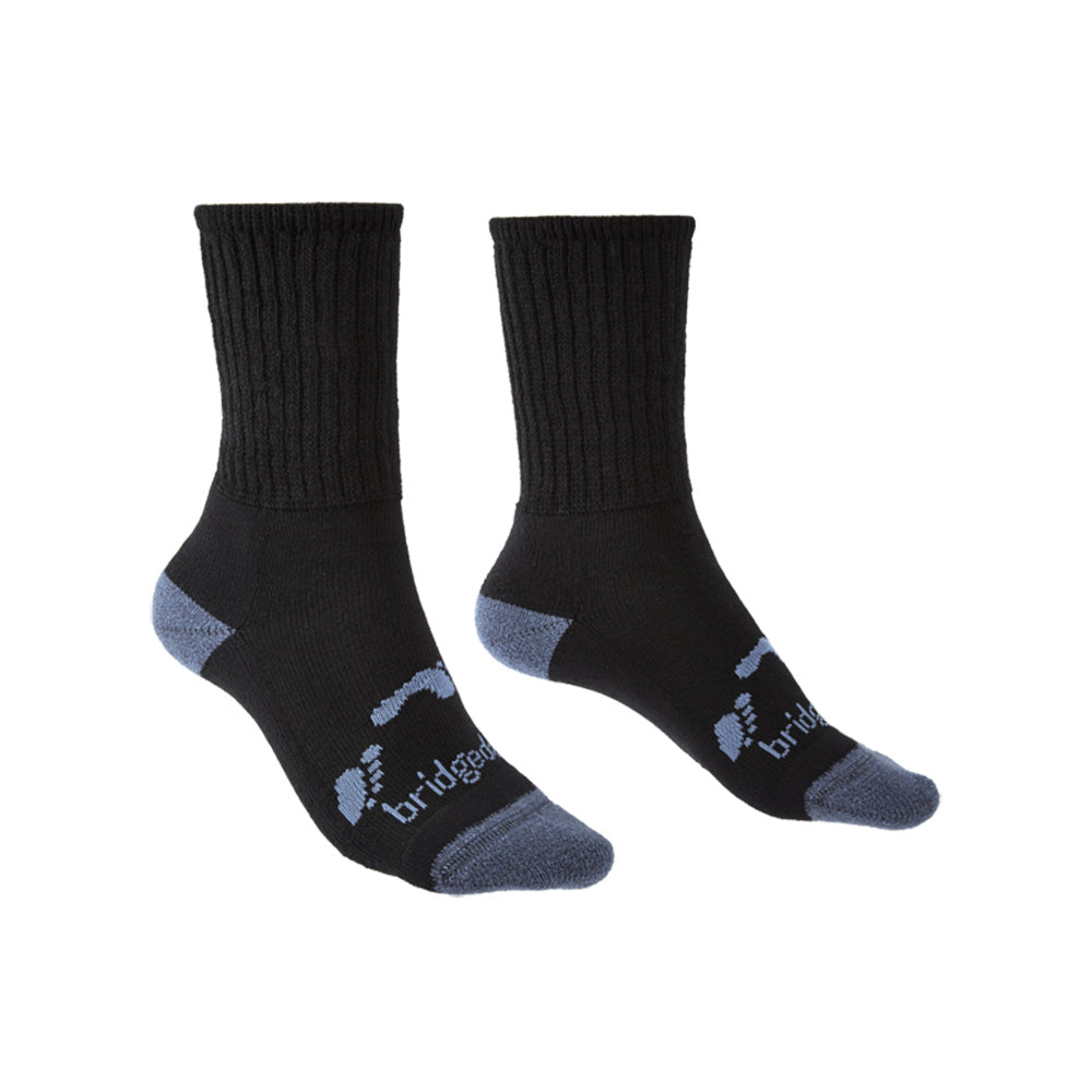 Bridgedale Junior Hike Socks (Black)-Little Adventure Shop